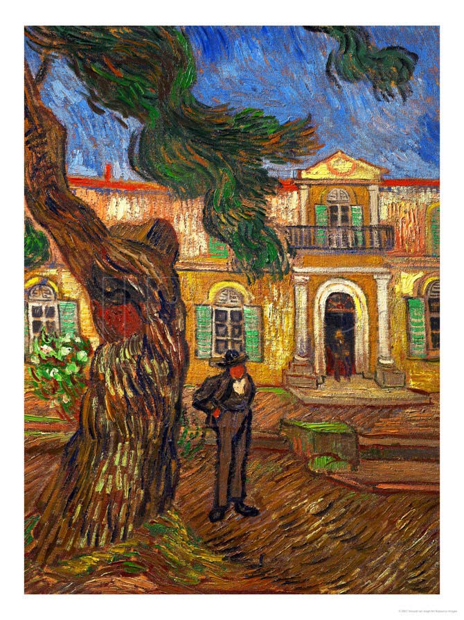 The Hospital of Saint Paul at Saint Remy de Provence, c.1889 - Van Gogh Painting On Canvas